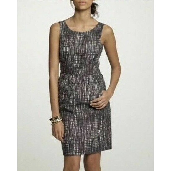 J‎ CREW Print "Contessa" Sheath Dress~2 - Picture 1 of 4